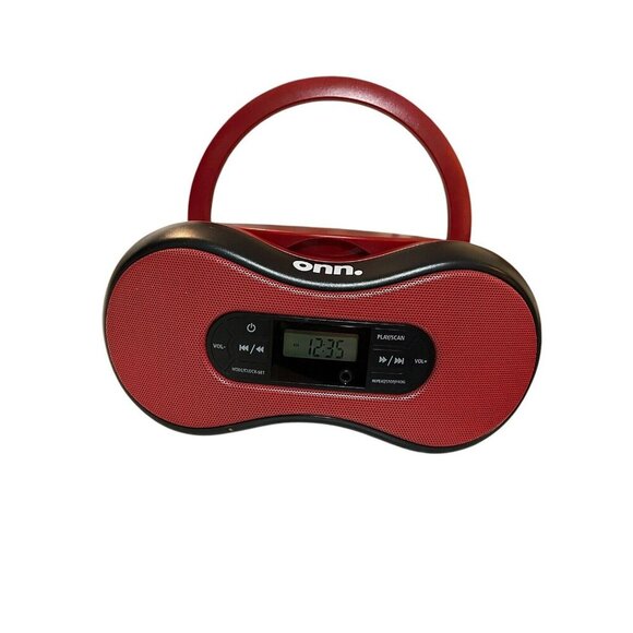 onn. Portable Bluetooth CD Boombox with Digital FM Radio Tested Works Very Clean - Picture 2 of 12